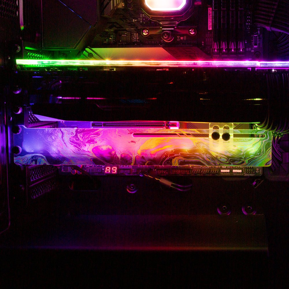 Rest My Chemistry RGB GPU Support Bracket - Maalavidaa - V1Tech