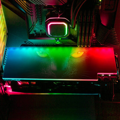 Retro Cat RGB GPU Backplate - Ddjvigo - V1Tech