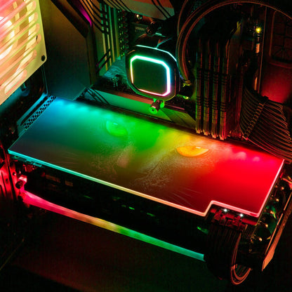 Retro Cat RGB GPU Backplate - Ddjvigo - V1Tech