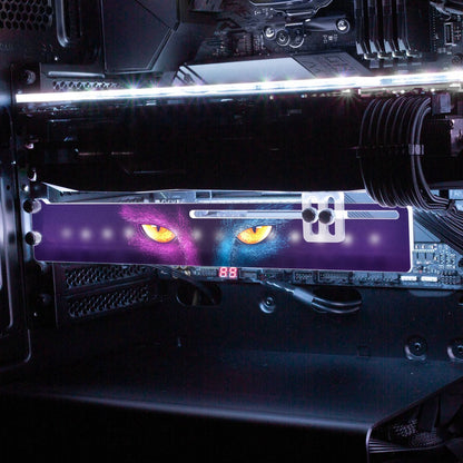 Retro Cat RGB GPU Support Bracket - Ddjvigo - V1Tech