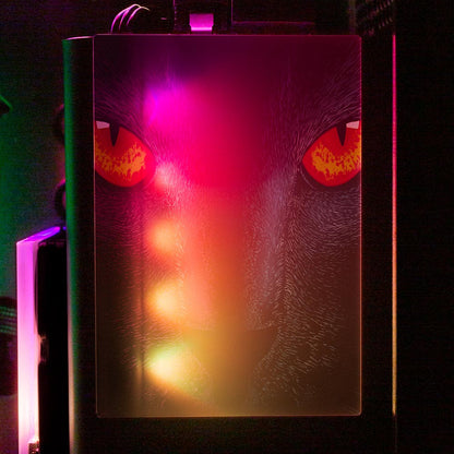 Retro Cat RGB SSD Cover Vertical - Ddjvigo - V1Tech