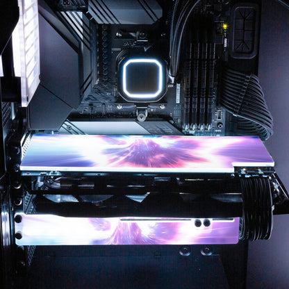 Retro Portal RGB GPU Backplate - V1Tech