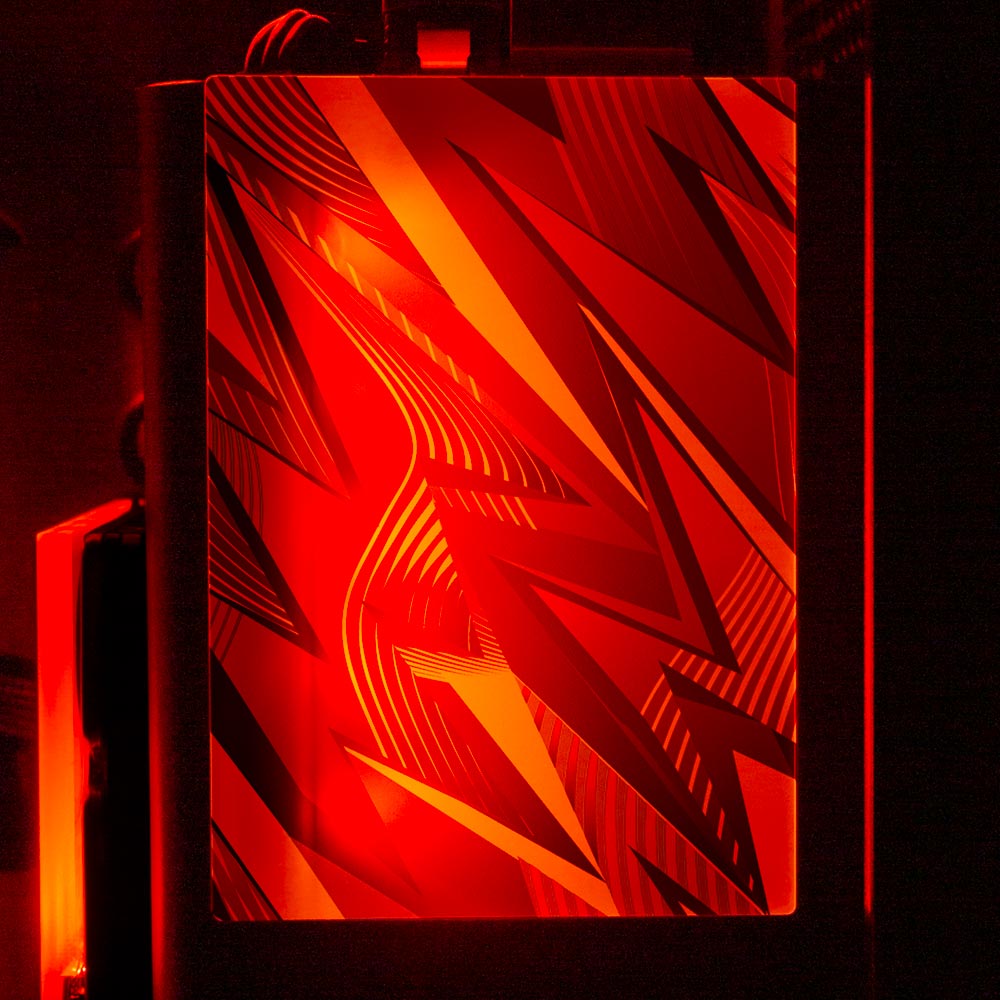 Retro Wave RGB SSD Cover Vertical - V1Tech