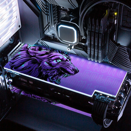 Royal Lion RGB GPU Backplate - Daniele Caruso - V1Tech