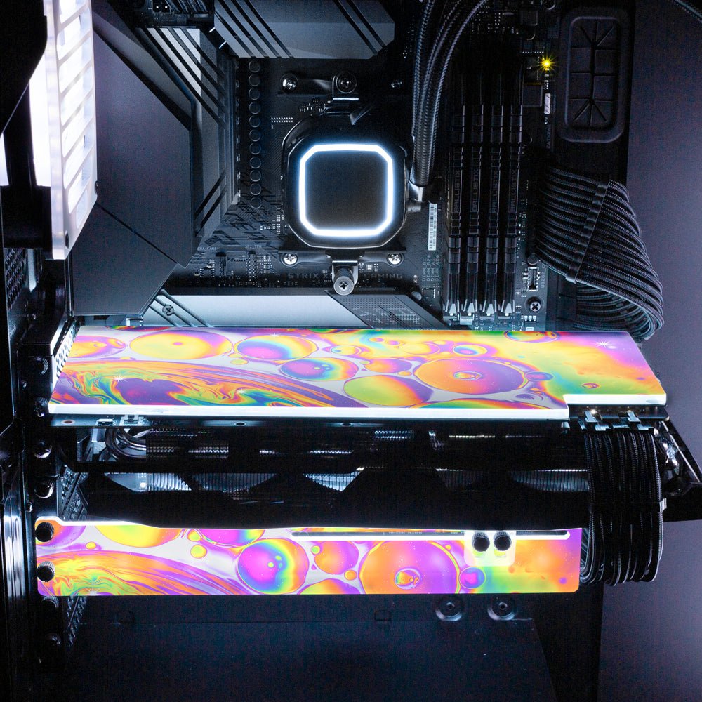 Rushing Back RGB GPU Backplate - Maalavidaa - V1Tech