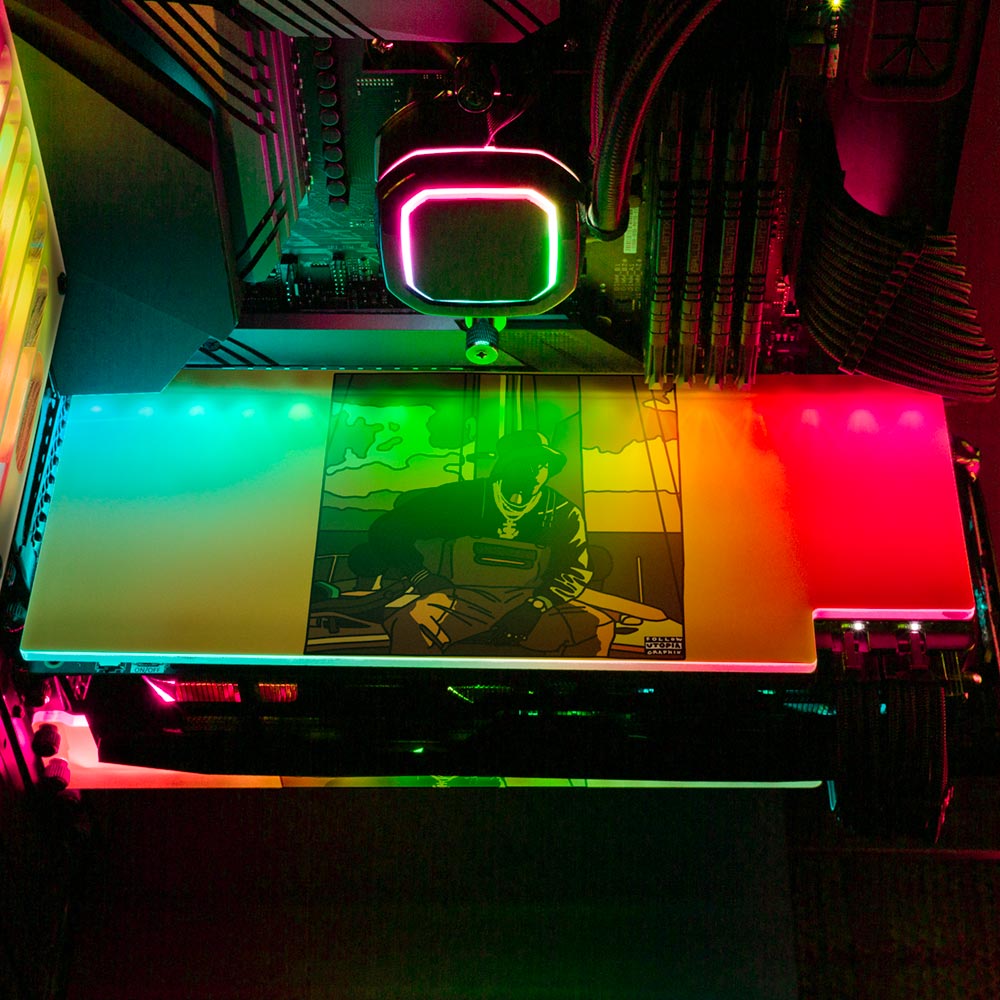 Sailors Dream RGB GPU Backplate - Utopia Graphix - V1Tech