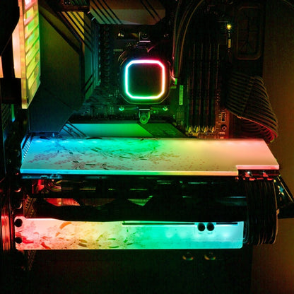 Sakura RGB GPU Backplate - V1Tech