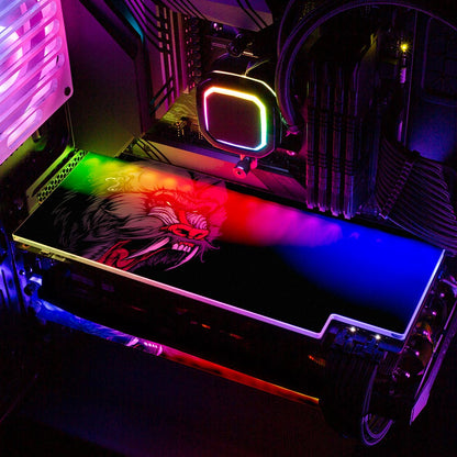 Saru the Gray RGB GPU Backplate - Daniele Caruso - V1Tech