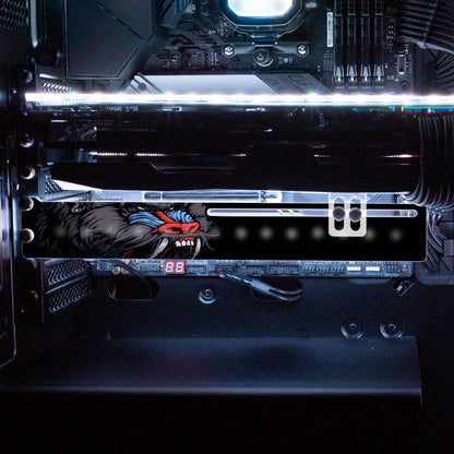 Saru the Gray RGB GPU Support Bracket - Daniele Caruso - V1Tech