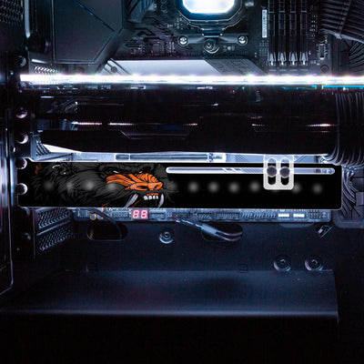 Saru the Orange RGB GPU Support Bracket