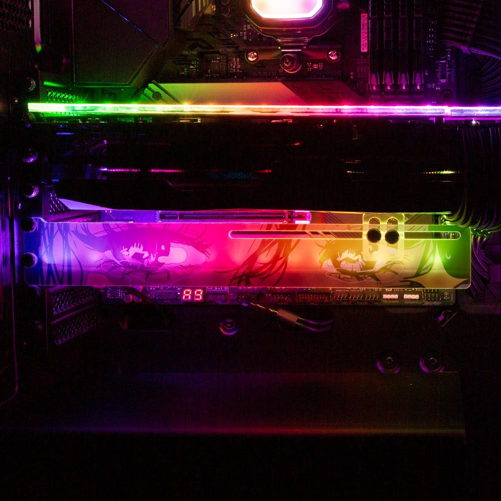 Save Your Tears RGB GPU Support Bracket - Annicelric - V1Tech