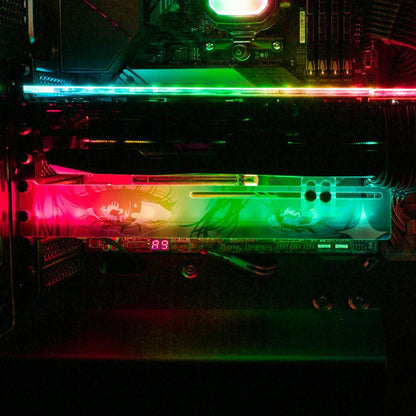 Save Your Tears RGB GPU Support Bracket - Annicelric - V1Tech