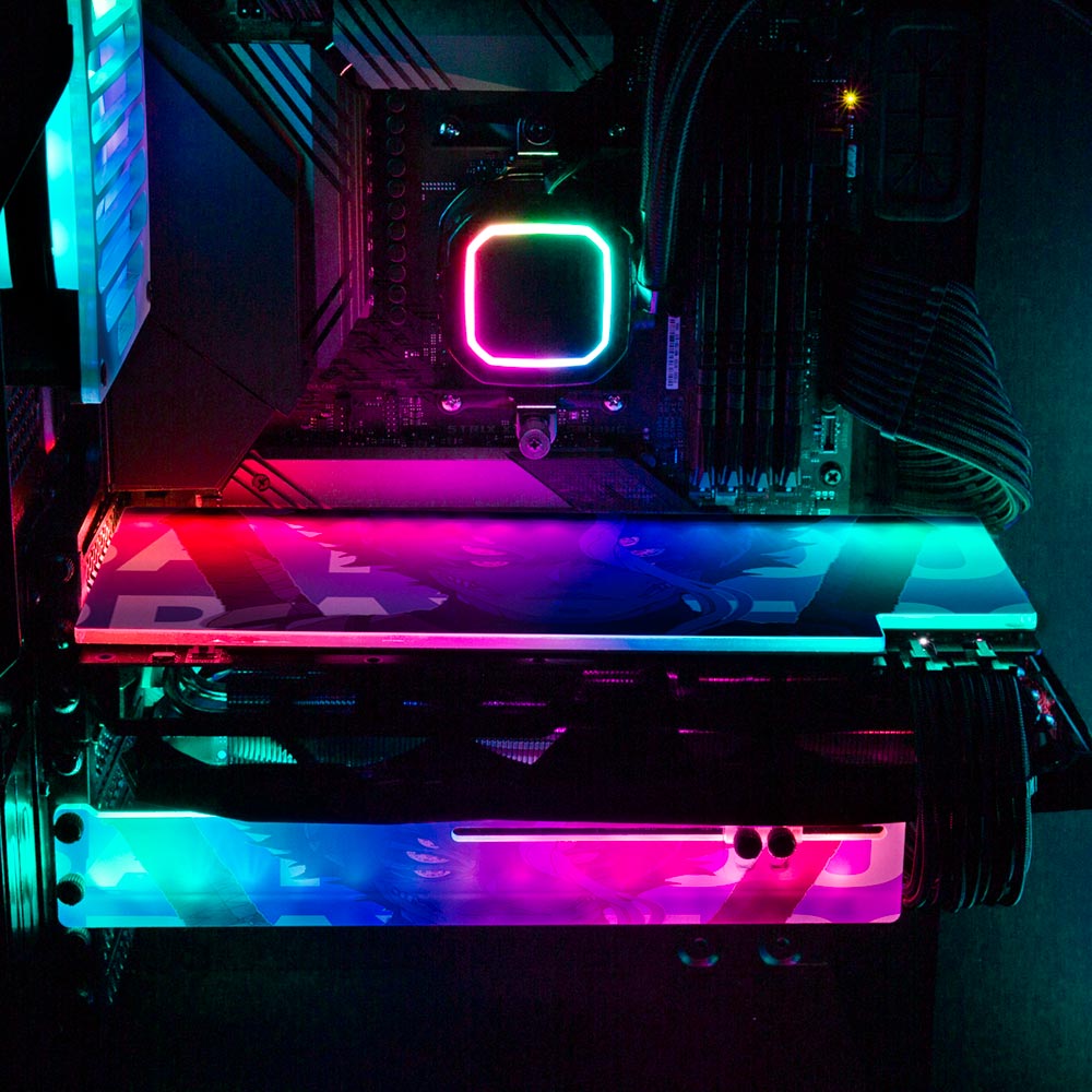 Say Your Prayers RGB GPU Backplate - Kuurakuu - V1Tech