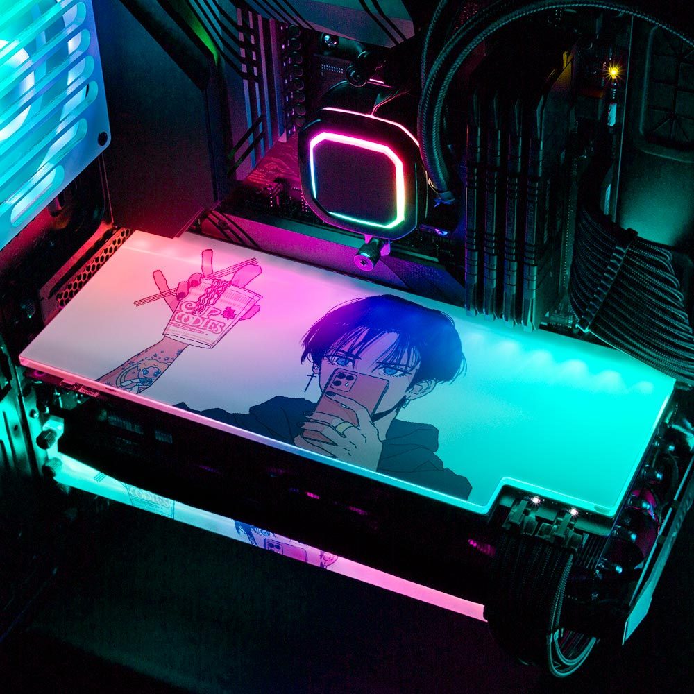 Send Noods RGB GPU Backplate - Annicelric - V1Tech