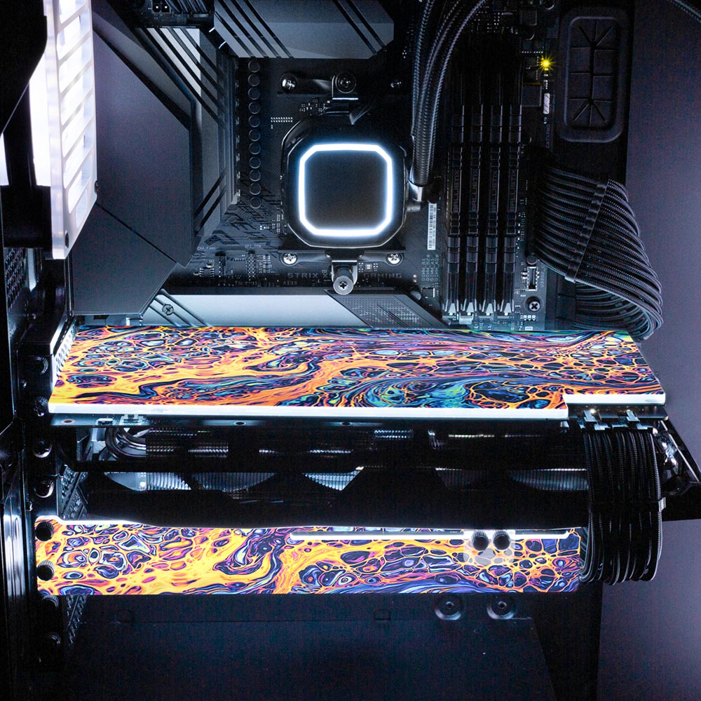 Senses RGB GPU Backplate - Geoglyser - V1Tech