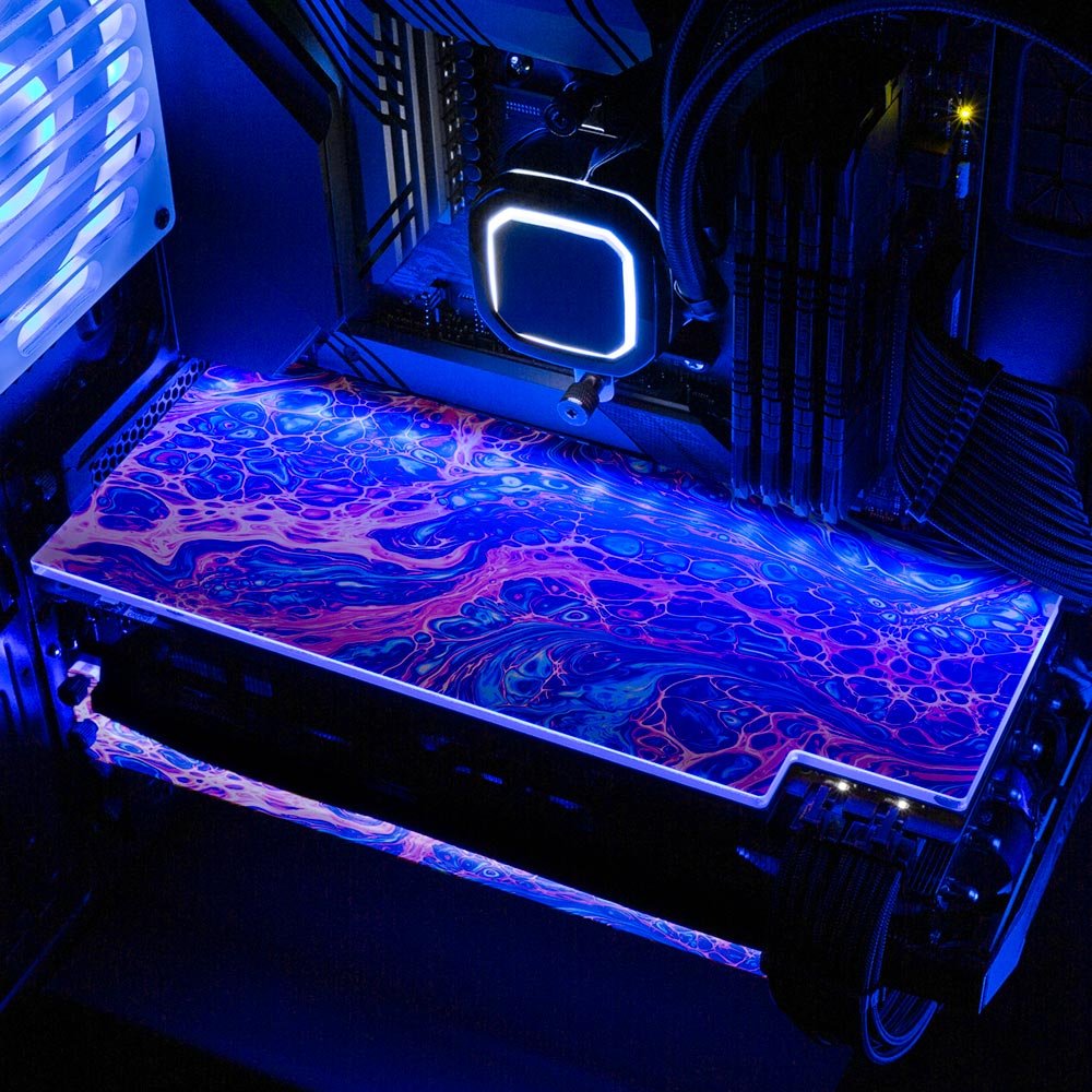 Senses RGB GPU Backplate - Geoglyser - V1Tech