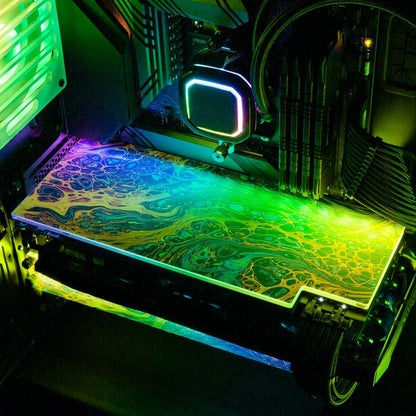 Senses RGB GPU Backplate - Geoglyser - V1Tech