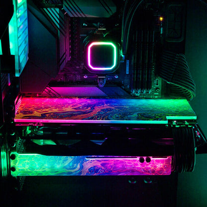 Senses RGB GPU Backplate - Geoglyser - V1Tech