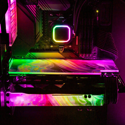 Shades from the Past RGB GPU Backplate - Maalavidaa - V1Tech