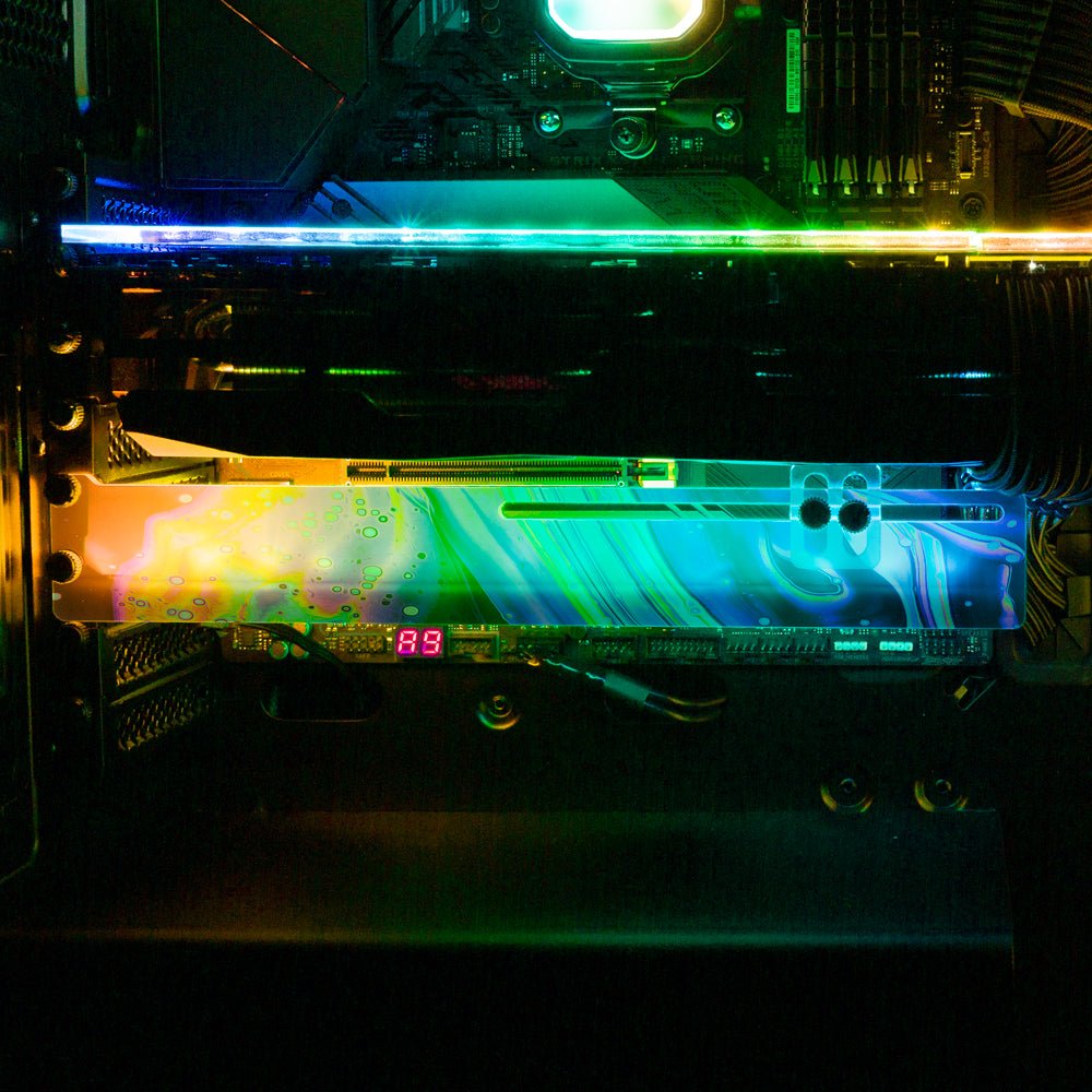 Shades from the Past RGB GPU Support Bracket - Maalavidaa - V1Tech