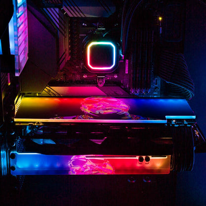 Shadesdrome RGB GPU Backplate - Technodrome1 - V1Tech