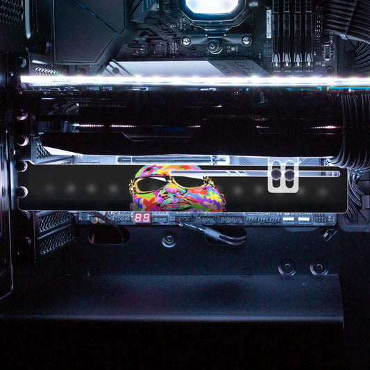 Shadesdrome RGB GPU Support Bracket - Technodrome1 - V1Tech