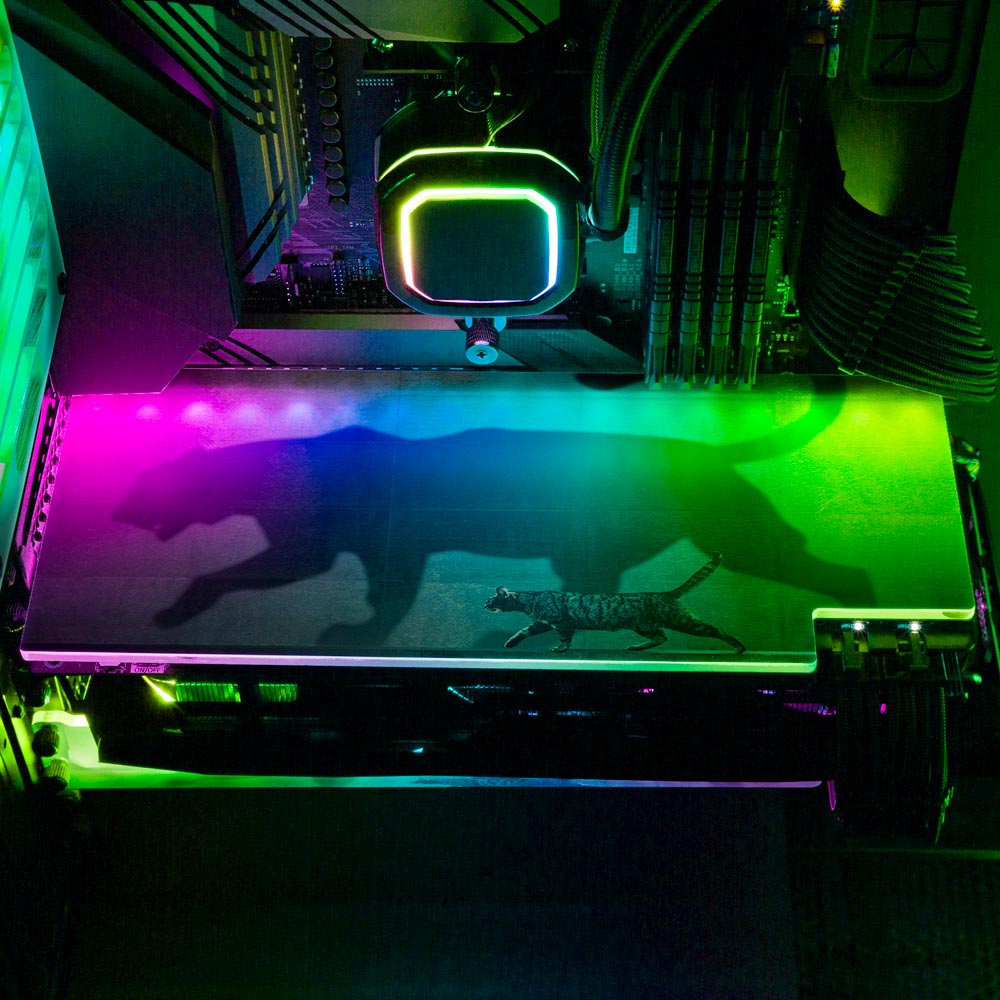 Shadow Of Greatness RGB GPU Backplate - Nogar007 - V1Tech