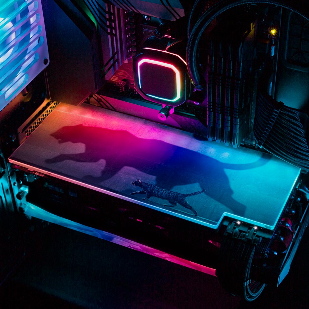 Shadow Of Greatness RGB GPU Backplate - Nogar007 - V1Tech