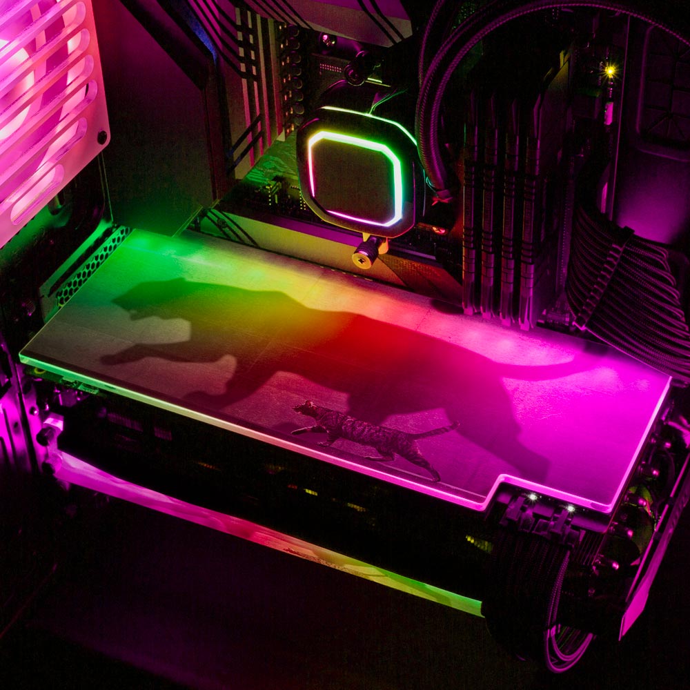 Shadow Of Greatness RGB GPU Backplate - Nogar007 - V1Tech