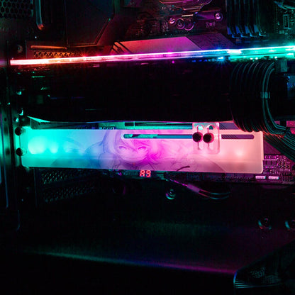 Shepherdess Endowed RGB GPU Support Bracket - Ghost Data - V1Tech