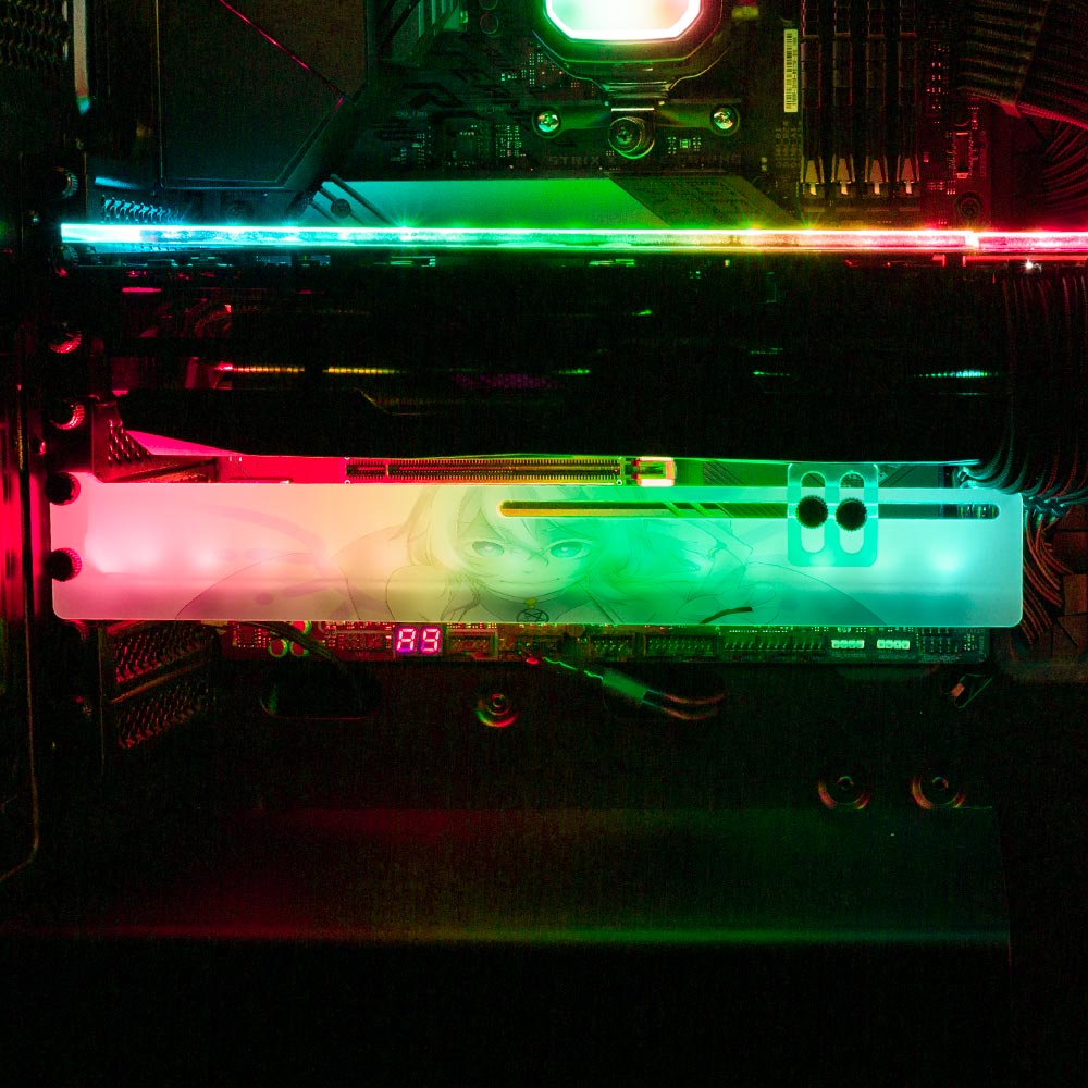 Shepherdess Endowed RGB GPU Support Bracket - Ghost Data - V1Tech