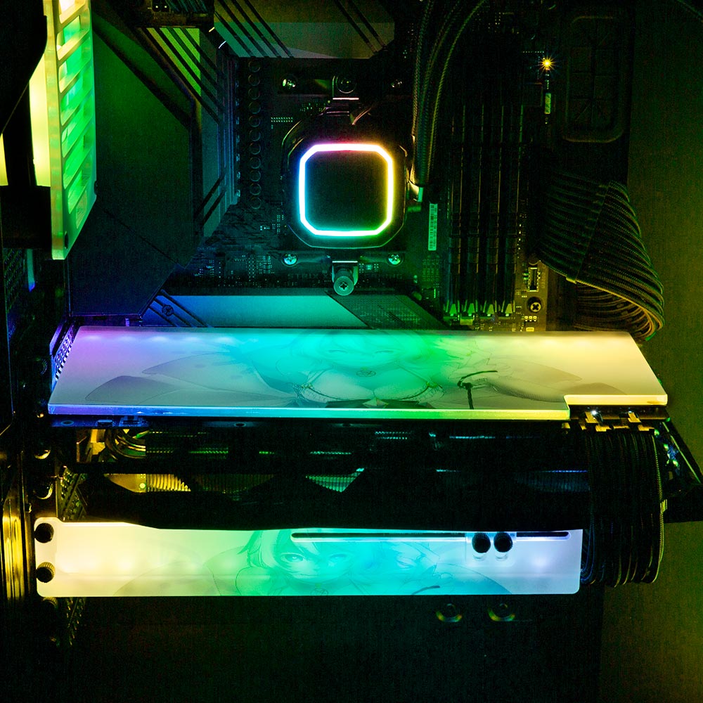 Shepherdess Endowed RGB GPU Support Bracket - Ghost Data - V1Tech