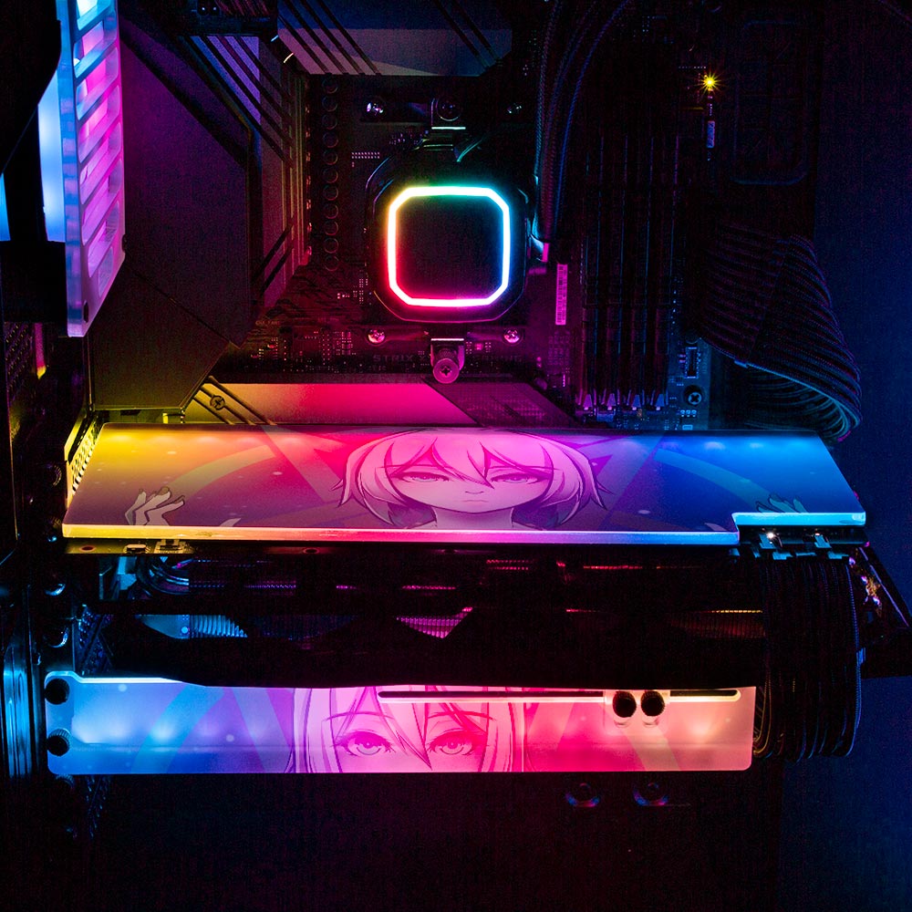 Shepherdess Monarch RGB GPU Backplate - Ghost Data - V1Tech