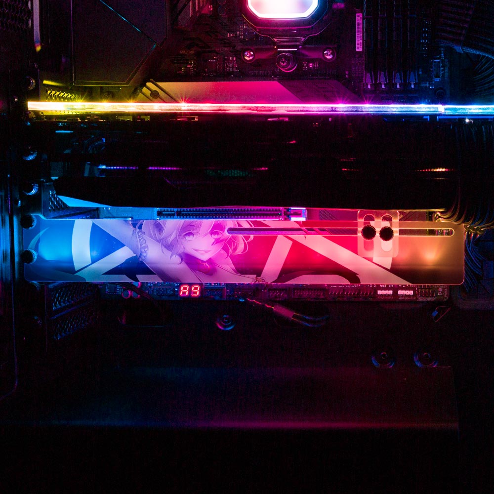 Shepherdess Penta RGB GPU Support Bracket - Ghost Data - V1Tech