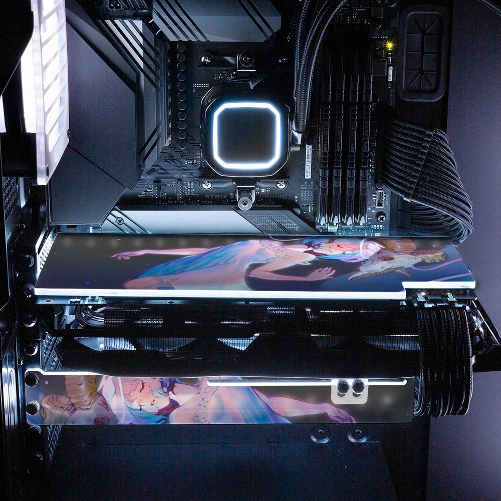 Shepherdess Skyline RGB GPU Backplate - Ghost Data - V1Tech