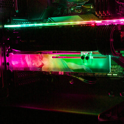 Shepherdess Skyline RGB GPU Support Bracket - Ghost Data - V1Tech