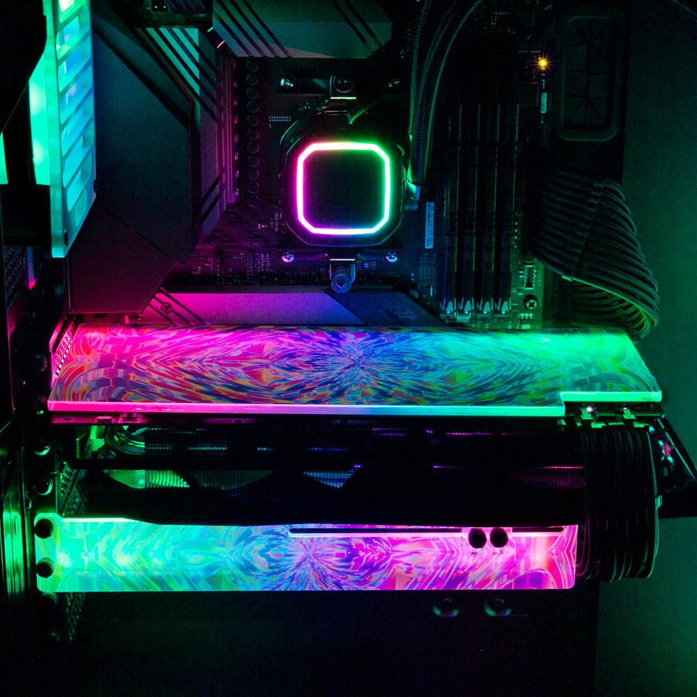 Shiny New Armor RGB GPU Backplate - Guedda HM - V1Tech