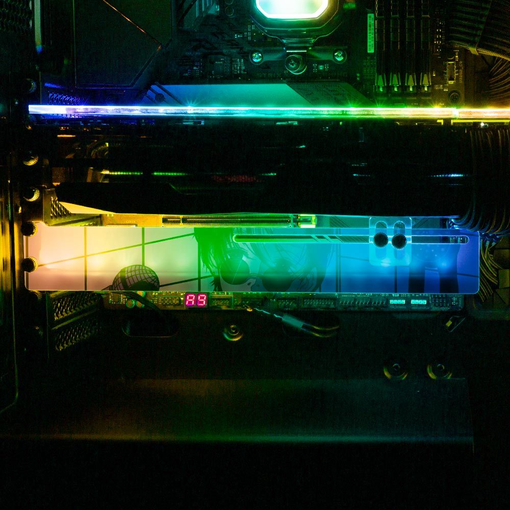 Shower Singing RGB GPU Support Bracket - Annicelric - V1Tech