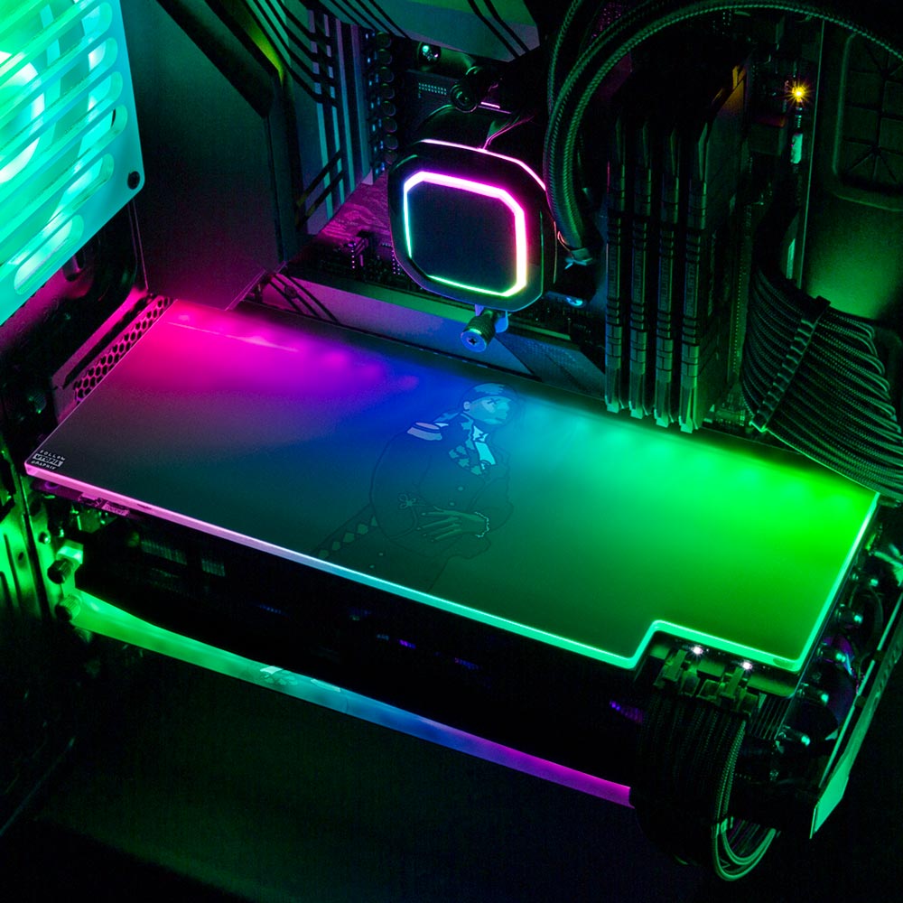 Sir RGB GPU Backplate - Utopia Graphix - V1Tech