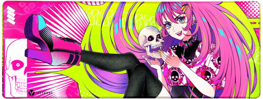 Skull Diva Large Mouse Pad - Tonakai Art - V1Tech