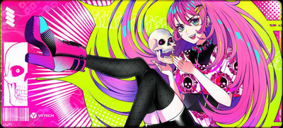 Skull Diva X-Large Mouse Pad