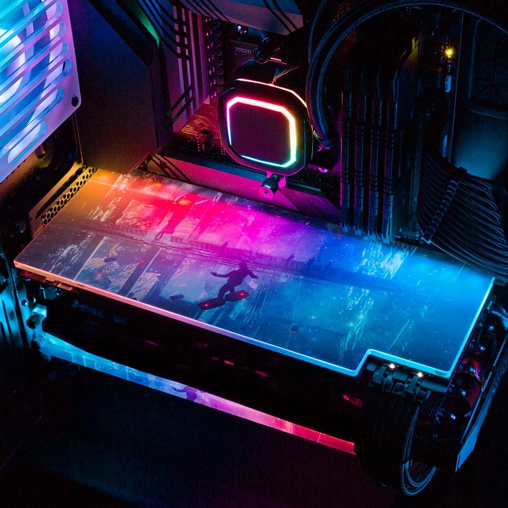 Skyglider RGB GPU Backplate - Dan Giuz - V1Tech