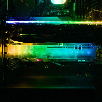 Skyglider RGB GPU Support Bracket - Dan Giuz - V1Tech