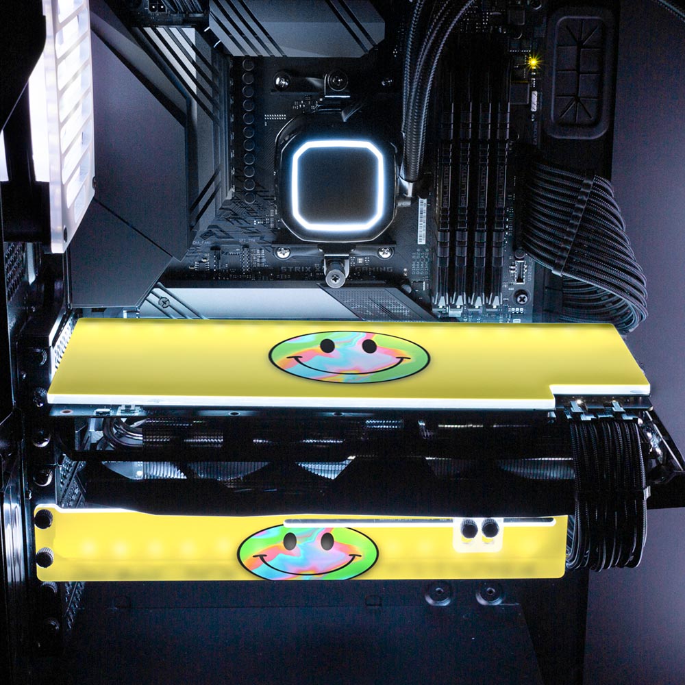 Smile RGB GPU Backplate - Javilostcontrol - V1Tech