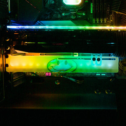 Smile RGB GPU Support Bracket - Javilostcontrol - V1Tech