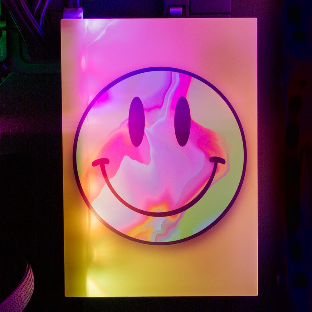 Smile RGB HDD Cover Vertical - Javilostcontrol - V1Tech