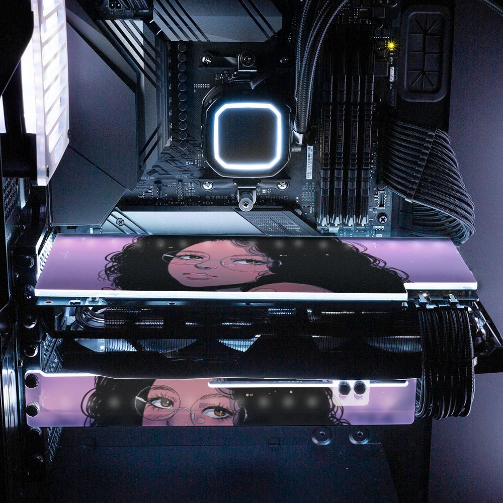 Snack Girl RGB GPU Backplate - Annicelric - V1Tech