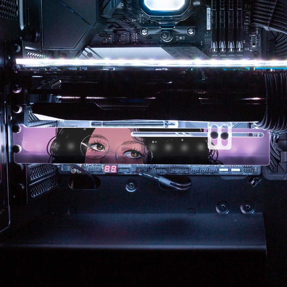 Snack Girl RGB GPU Support Bracket - Annicelric - V1Tech