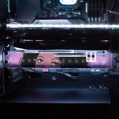 Snack Girl RGB GPU Support Bracket