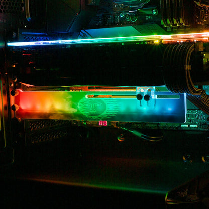 Solar Connection RGB GPU Support Bracket - Cajuca Art - V1Tech